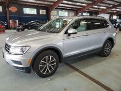 Salvage cars for sale at East Granby, CT auction: 2020 Volkswagen Tiguan SE