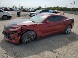 Salvage cars for sale at Indianapolis, IN auction: 2018 Chevrolet Camaro LT