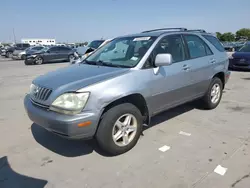 Salvage cars for sale at Grand Prairie, TX auction: 2002 Lexus RX 300