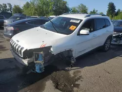 Jeep salvage cars for sale: 2017 Jeep Cherokee Limited