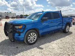 Salvage cars for sale at Taylor, TX auction: 2023 Chevrolet Silverado C1500 Custom