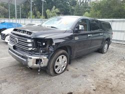 Salvage cars for sale at Savannah, GA auction: 2018 Toyota Tundra Crewmax 1794