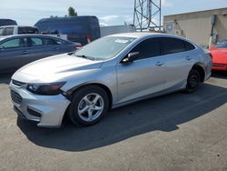 Salvage cars for sale at Hayward, CA auction: 2017 Chevrolet Malibu LS