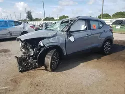 Salvage cars for sale from Copart Miami, FL: 2021 Nissan Kicks SV