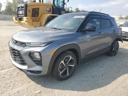 Chevrolet salvage cars for sale: 2021 Chevrolet Trailblazer RS