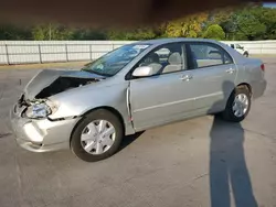 Salvage cars for sale from Copart Augusta, GA: 2003 Toyota Corolla CE