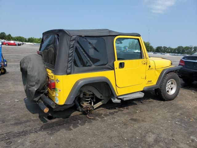 2004 Jeep Wrangler / TJ Sport