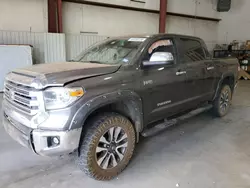 Salvage cars for sale at Lufkin, TX auction: 2018 Toyota Tundra Crewmax Limited