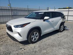 Salvage cars for sale at Lumberton, NC auction: 2022 Toyota Highlander Hybrid LE