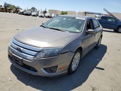 Salvage cars for sale at Martinez, CA auction: 2010 Ford Fusion Hybrid