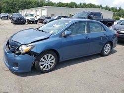 Salvage cars for sale at Exeter, RI auction: 2013 Toyota Corolla Base