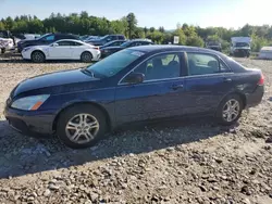 Salvage cars for sale at Candia, NH auction: 2006 Honda Accord SE