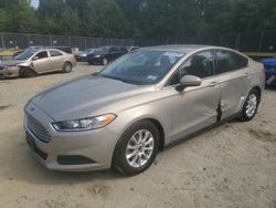 Salvage cars for sale at Waldorf, MD auction: 2016 Ford Fusion S