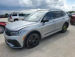 Salvage cars for sale at San Antonio, TX auction: 2023 Volkswagen Tiguan SE R-LINE Black