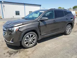 Salvage cars for sale at Tulsa, OK auction: 2019 GMC Terrain SLT