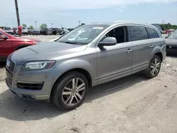 Salvage cars for sale at Indianapolis, IN auction: 2013 Audi Q7 Premium Plus