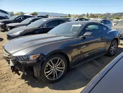 Ford salvage cars for sale: 2017 Ford Mustang GT