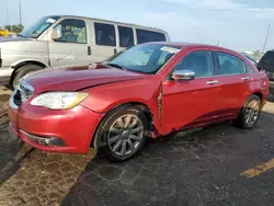 Salvage cars for sale at Woodhaven, MI auction: 2013 Chrysler 200 Limited