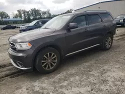 Salvage cars for sale at Spartanburg, SC auction: 2018 Dodge Durango SXT