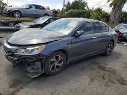 Salvage cars for sale at San Martin, CA auction: 2016 Honda Accord LX