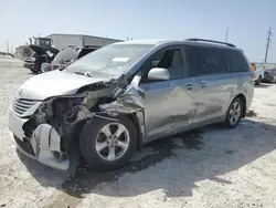 Salvage cars for sale at Haslet, TX auction: 2011 Toyota Sienna LE