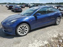 Salvage cars for sale from Copart Fredericksburg, VA: 2022 Tesla Model 3