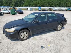 Salvage cars for sale at Charles City, VA auction: 2002 Honda Accord EX