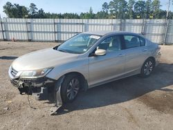 Salvage cars for sale at Harleyville, SC auction: 2014 Honda Accord LX