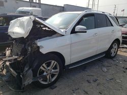 Salvage cars for sale at Chicago Heights, IL auction: 2014 Mercedes-Benz ML 350 4matic