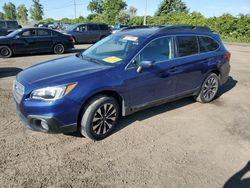 Salvage cars for sale at Montreal Est, QC auction: 2017 Subaru Outback 2.5I Limited