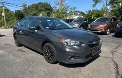 Salvage cars for sale at Candia, NH auction: 2018 Subaru Impreza