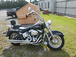 Salvage motorcycles for sale at Tifton, GA auction: 2006 Harley-Davidson Flstc