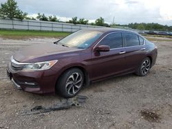 Salvage cars for sale at Houston, TX auction: 2016 Honda Accord EX