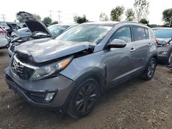 Salvage cars for sale at Elgin, IL auction: 2014 KIA Sportage SX