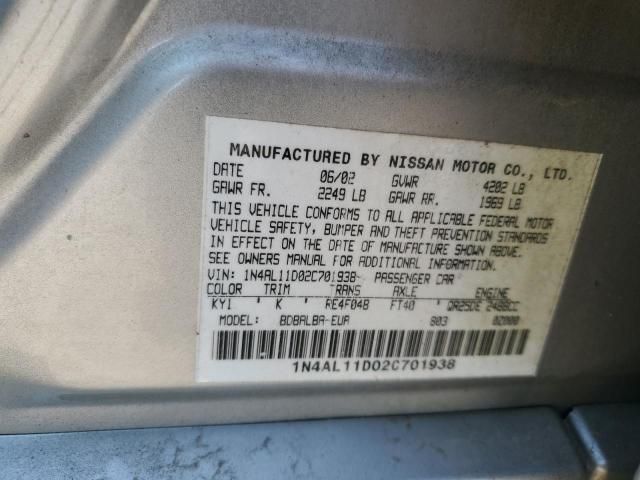 2002 Nissan Altima Base