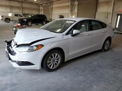 Salvage cars for sale at Kansas City, KS auction: 2018 Ford Fusion S