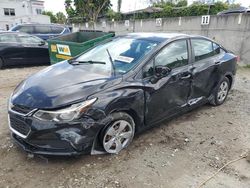 Salvage cars for sale at Opa Locka, FL auction: 2018 Chevrolet Cruze LS