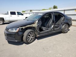 Volkswagen salvage cars for sale: 2017 Volkswagen Jetta SE