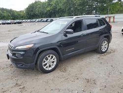 Salvage cars for sale at North Billerica, MA auction: 2015 Jeep Cherokee Latitude