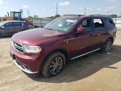 Salvage cars for sale at Chicago Heights, IL auction: 2017 Dodge Durango SXT