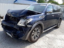 Salvage cars for sale at Walton, KY auction: 2018 Nissan Armada SV