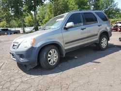 Salvage cars for sale at Portland, OR auction: 2006 Honda CR-V EX