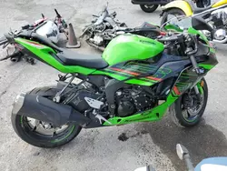 Vehiculos salvage en venta de Copart Las Vegas, NV: 2024 Kawasaki ZX636 K