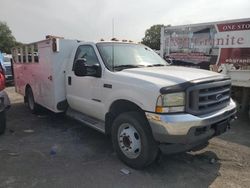 Salvage trucks for sale at Cahokia Heights, IL auction: 2003 Ford F450 Super Duty