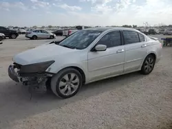 Salvage cars for sale at San Antonio, TX auction: 2009 Honda Accord EXL