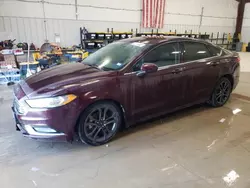 Buy Salvage Cars For Sale now at auction: 2018 Ford Fusion SE