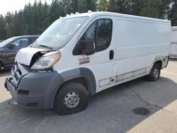 Salvage trucks for sale at Arlington, WA auction: 2016 Dodge RAM Promaster 1500 1500 Standard