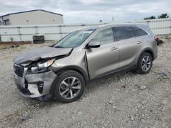 Salvage cars for sale at Earlington, KY auction: 2019 KIA Sorento EX