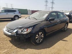 Salvage cars for sale at Elgin, IL auction: 2015 Honda Accord LX