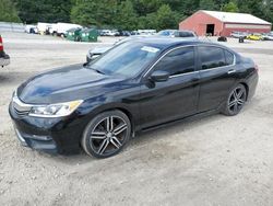 Honda Accord Sport salvage cars for sale: 2016 Honda Accord Sport